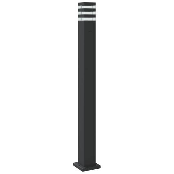 3 pcs Lampadaires de jardin - Lampadaires d'extérieur noir 110 cm aluminium - Image 6