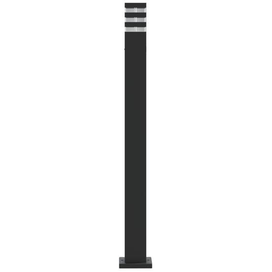3 pcs Lampadaires de jardin - Lampadaires d'extérieur noir 110 cm aluminium - Image 5