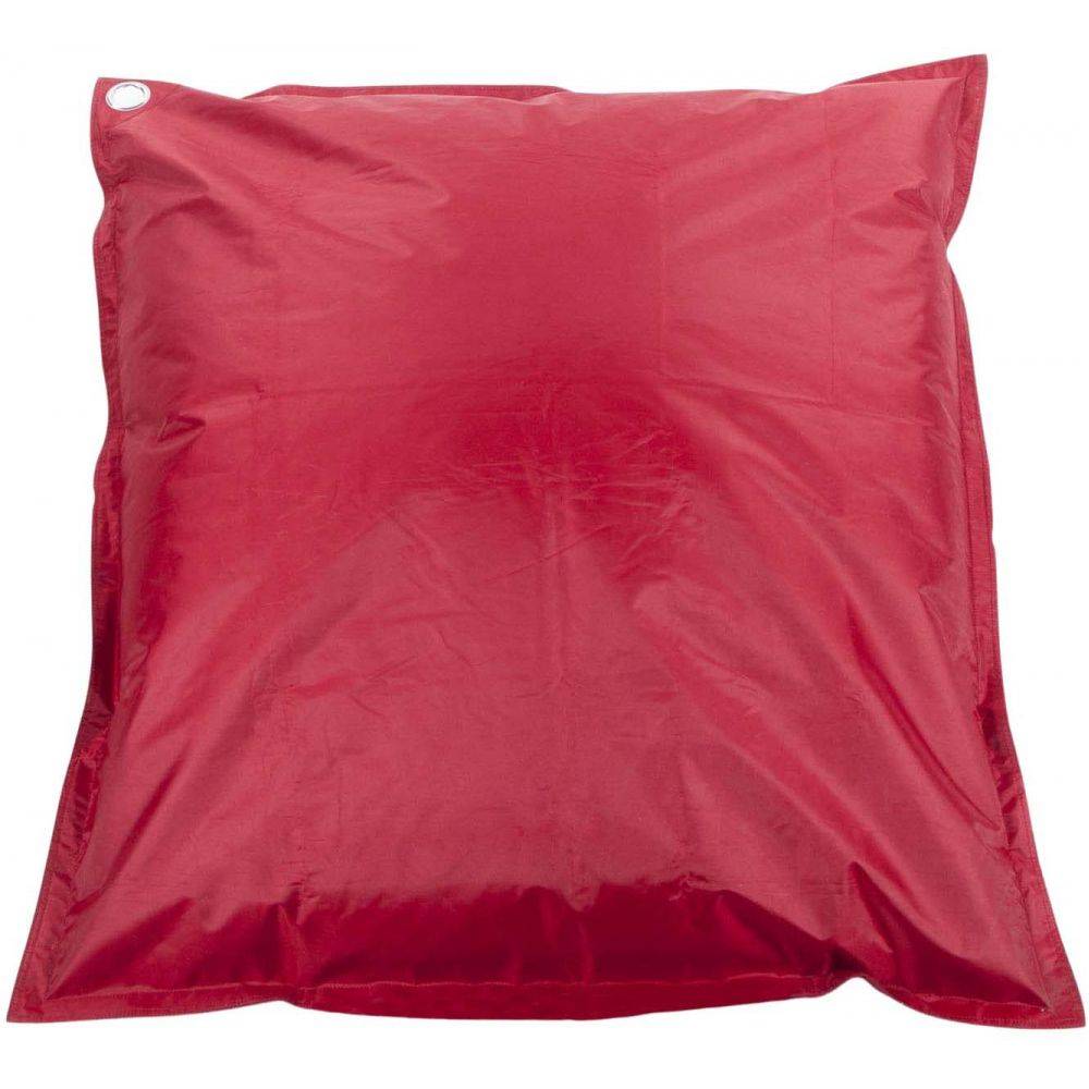 Jardindeco - Grand coussin uni Maxi Bordeaux - Imagen 3