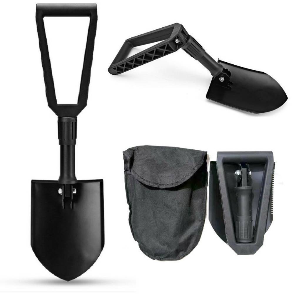 0 - Pelle pliante multifonction - Longueur 60 cm - Réglable et portable - Pour camping/jardinage - Sac inclus - Image 2