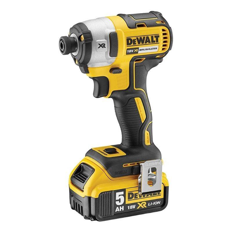 Pack 4 machines DEWALT DCK422P3 : perceuse (DCD796), visseuse à choc (DCF887), perforateur (DCH273) et meuleuse Ø125mm (DCG405) avec 2 coffrets Toughs - Image 2