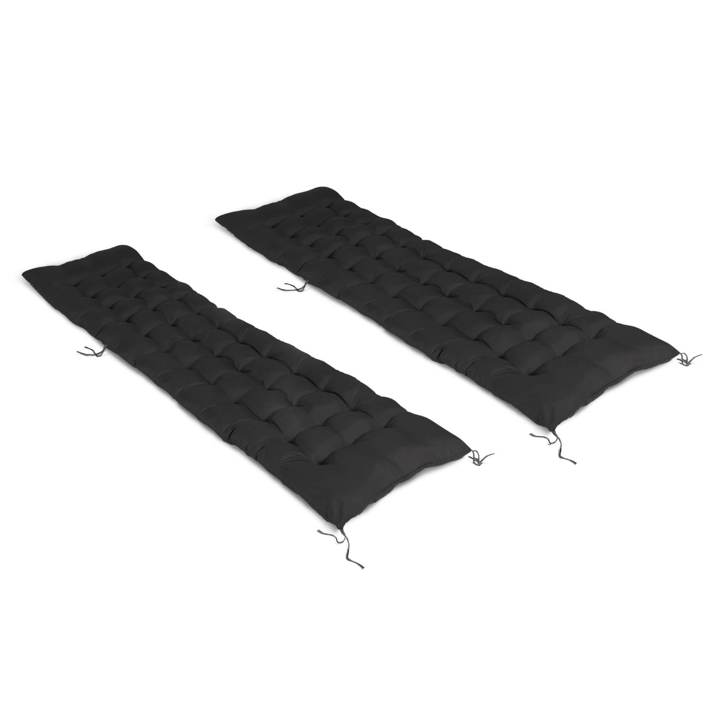 Lot de 2 coussins universel de transat ADAM 180 cm noir - Image 4