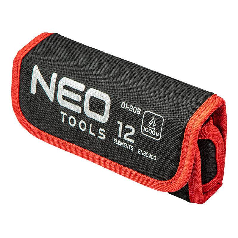 Neo Tools - Kit de tournevis 12 lames interchangeables isolées NEO TOOLS 01-308 1000V Neo tools - Imagen 3