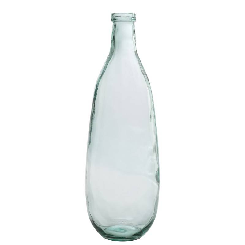 J-Line - Vase bouteille en verre transparent 25x25x75 cm - J-Line - Image 1
