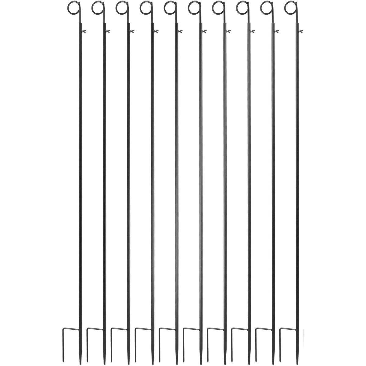 Esschert Design - Support pour guirlande et éclairages extérieurs Lot de 10 Esschert's Garden - Imagen 1