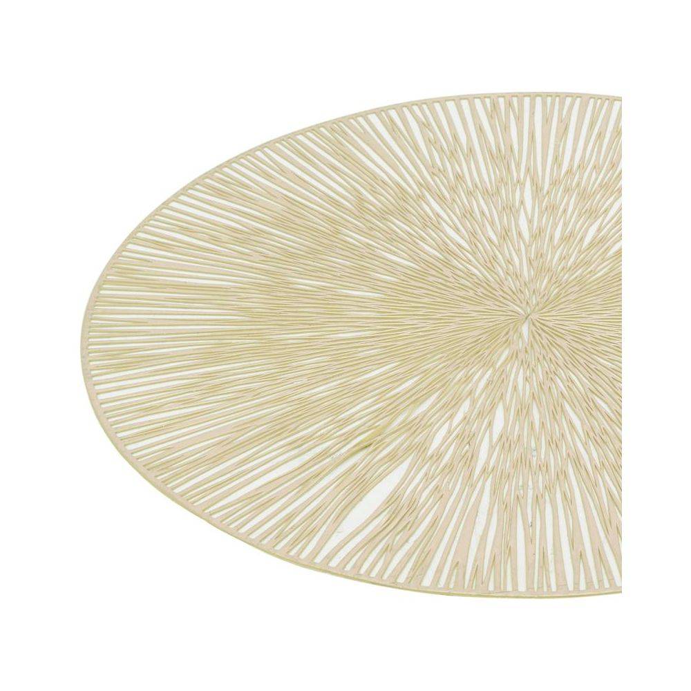 Aubry Gaspard - Sets de table en vinyle Fête (lot de 6) Doré 1 - Imagen 4