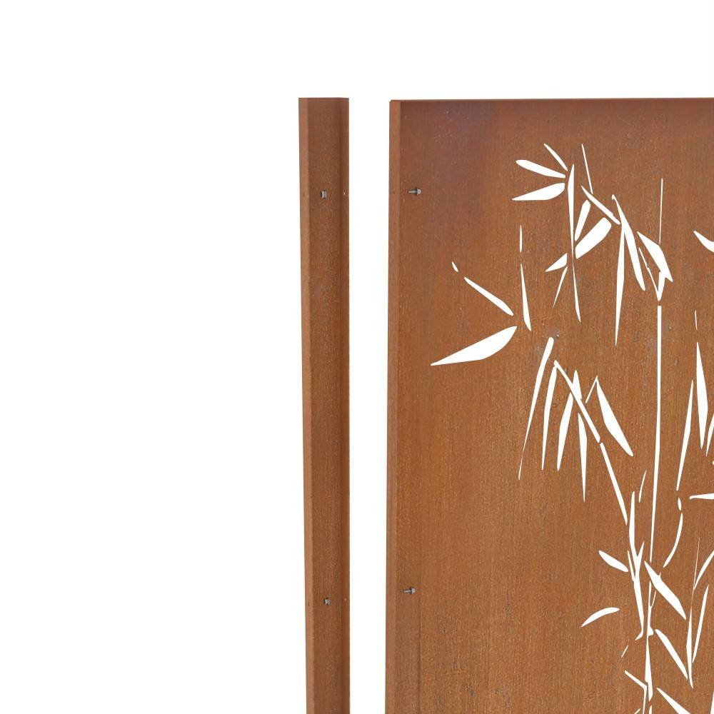 Decklinea - Panneau Corten RAMO - 900x1800mm - Panneau occultant en Acier Corten - Imagen 5