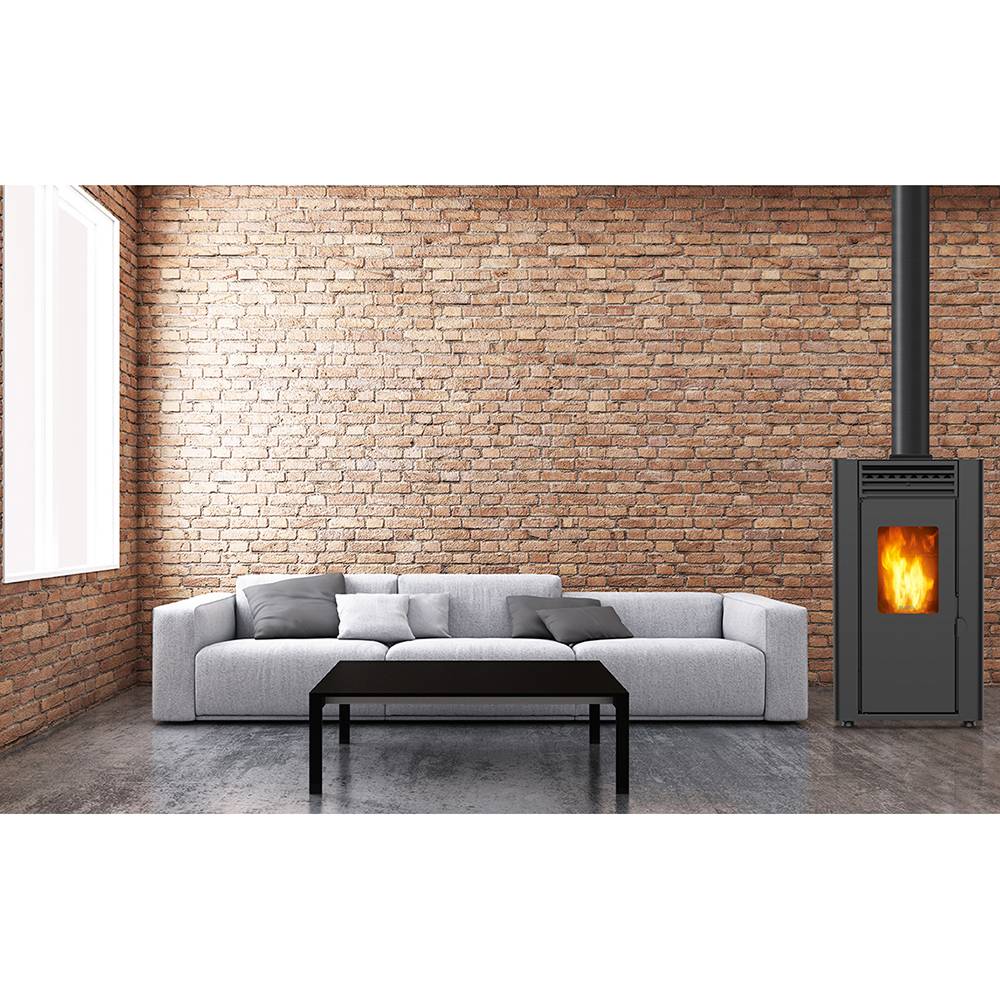Supra - Poêle à granulés de bois 11.9kw blanc ORPHEE 12 BLANC Supra - Imagen 4