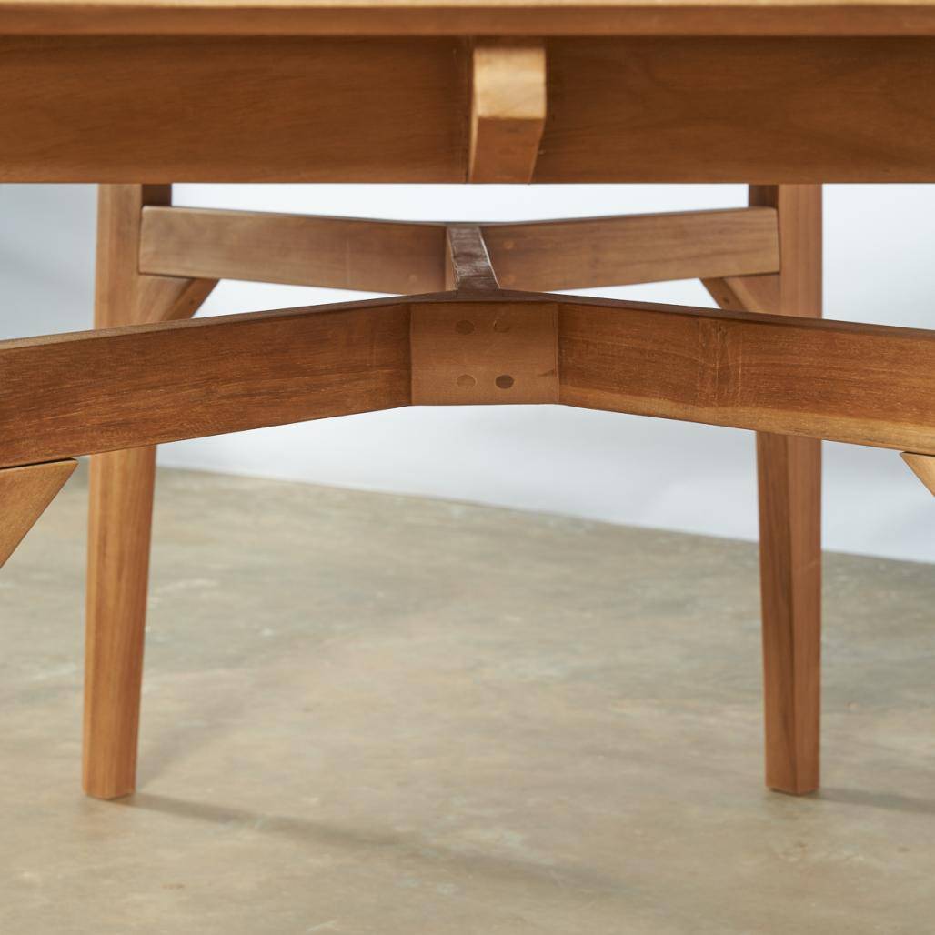 Table de jardin en teck 180 cm Kino - Image 6
