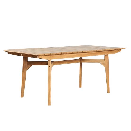 Table de jardin en teck 180 cm Kino - Image 1
