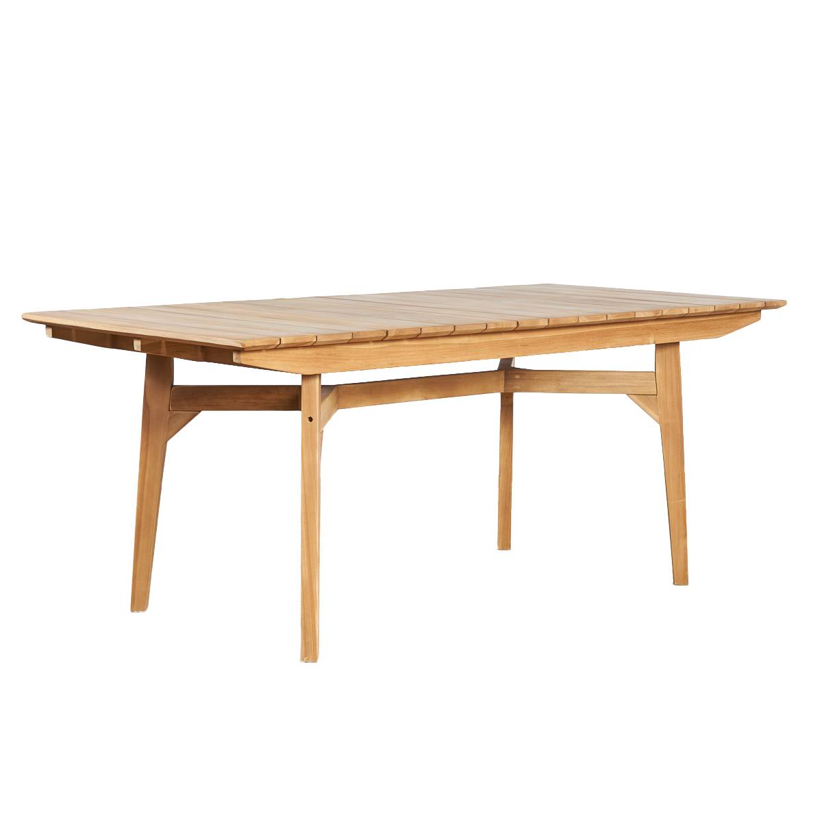 Wanda COLLECTION - Table de jardin en teck 180 cm Kino