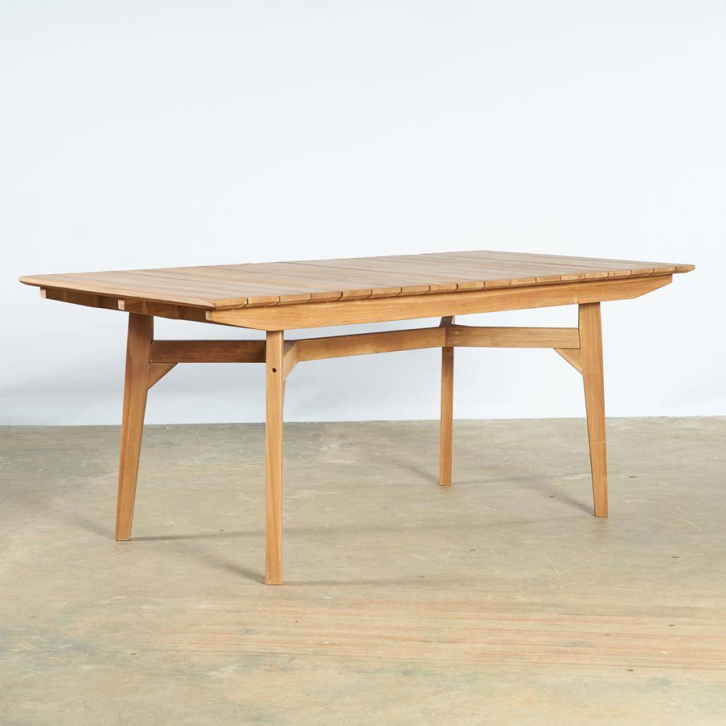 Table de jardin en teck 180 cm Kino - Image 9