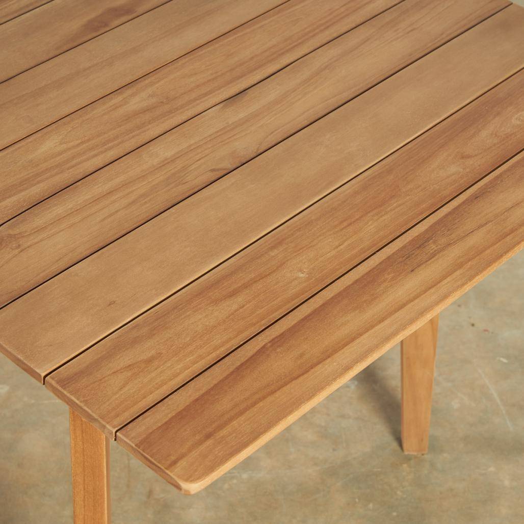 Table de jardin en teck 180 cm Kino - Image 5