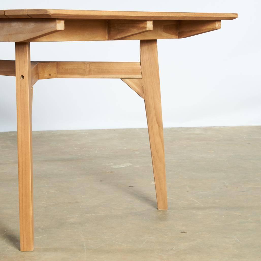 Table de jardin en teck 180 cm Kino - Image 4