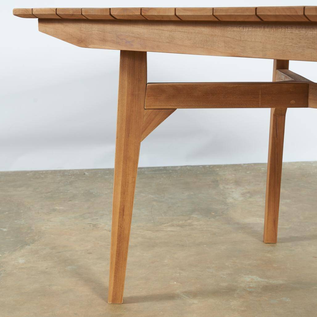 Table de jardin en teck 180 cm Kino - Image 7