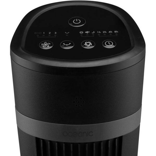 Ventilateur colonne OCEANIC - 45W - Hauteur 101 cm - 3 modes - 3 vitesses - Oscillation 90° - Noir - Image 6