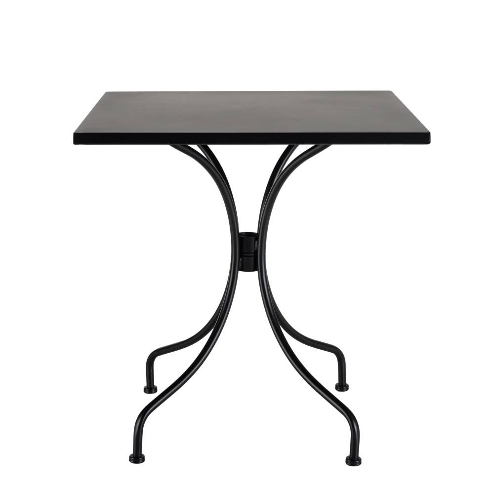 Macabane - VIANNEY - Ensemble de jardin -table 70x70cm et 2 chaises grises - Imagen 4