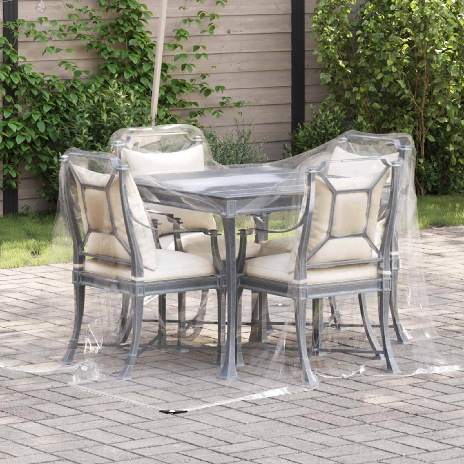 Vidaxl - Couverture pour plantes 2 x 2 m PVC Transparent vidaXL 3429346 - Image 1