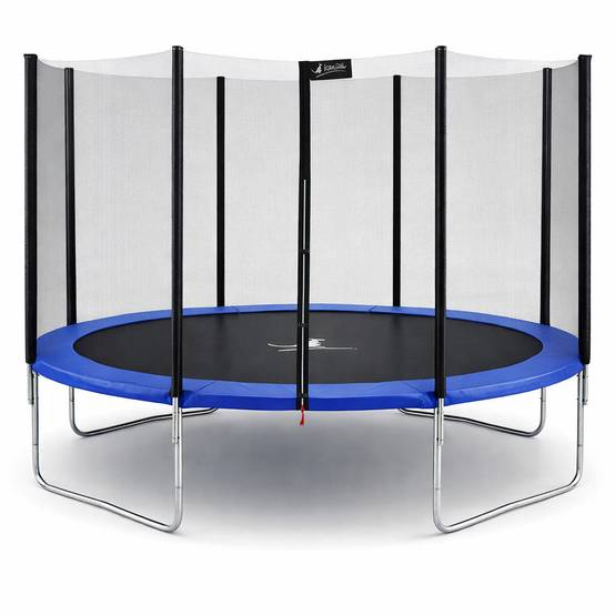 Kangui - Trampoline rond Bleu Ø 430cm avec filet de protection Kangui - Image 1