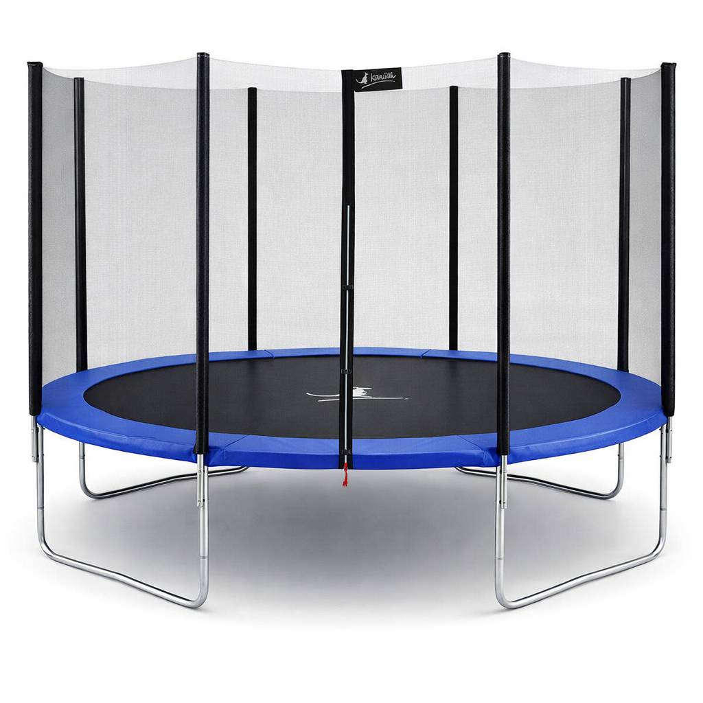Kangui - Trampoline rond Bleu Ø 430cm avec filet de protection Kangui - Image 1