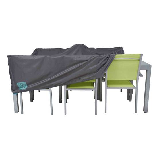 Oviala - Housse de table de jardin rectangulaire grise 200 x 130 cm
Cov'Up - Oviala - Image 4