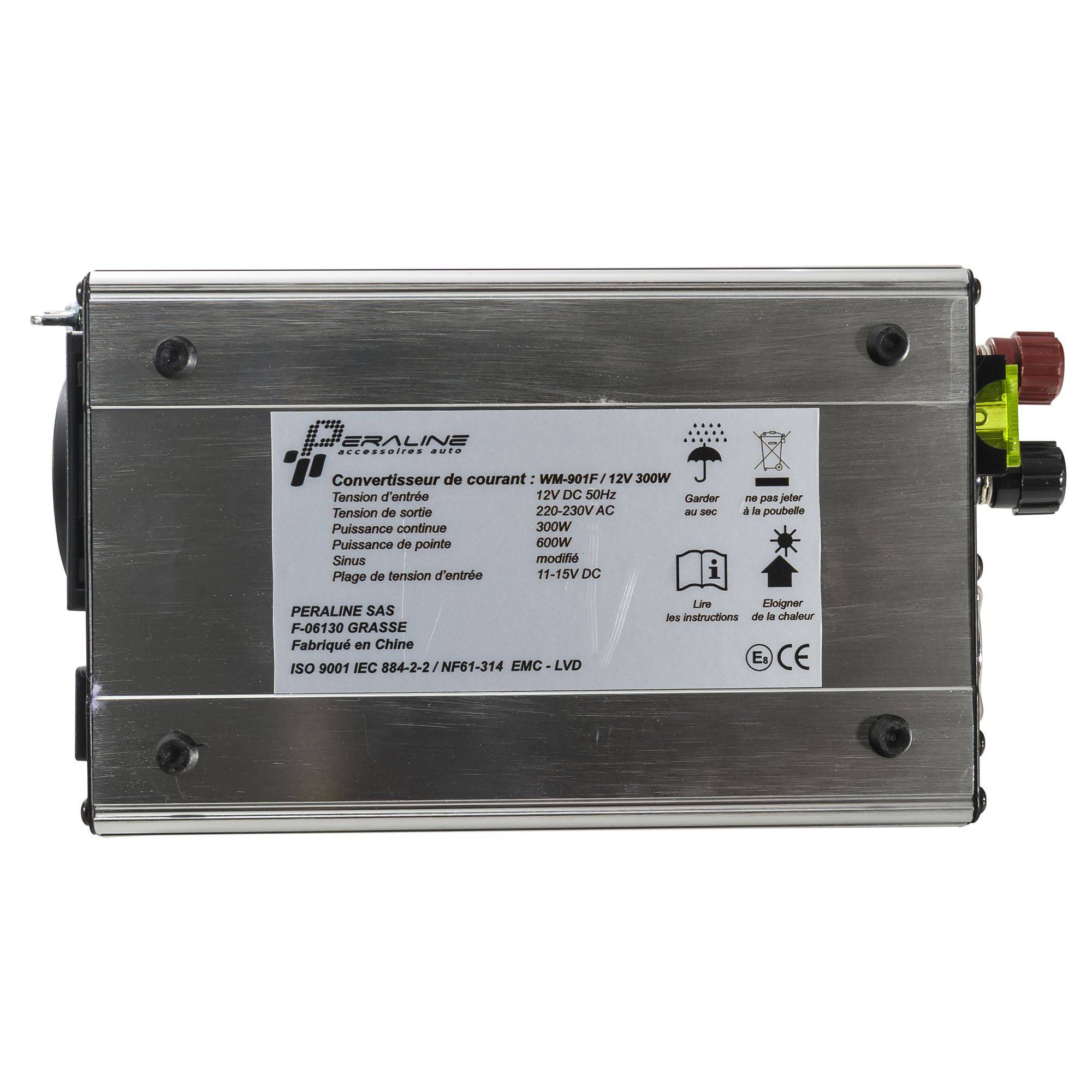 Convertisseur 150W 12V-220V Avec Prise USB - Adaptateur Allume-Cigare Voiture