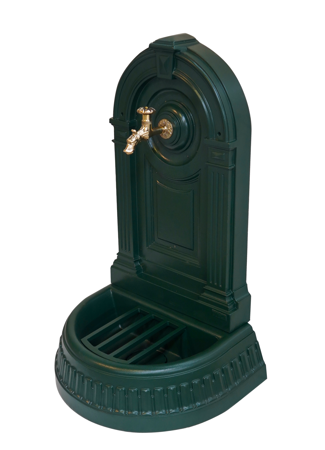 Fontaine empire vert 6009 avec robinet colvert Dommartin H. 98cm X L. 45cm - Imagen 2