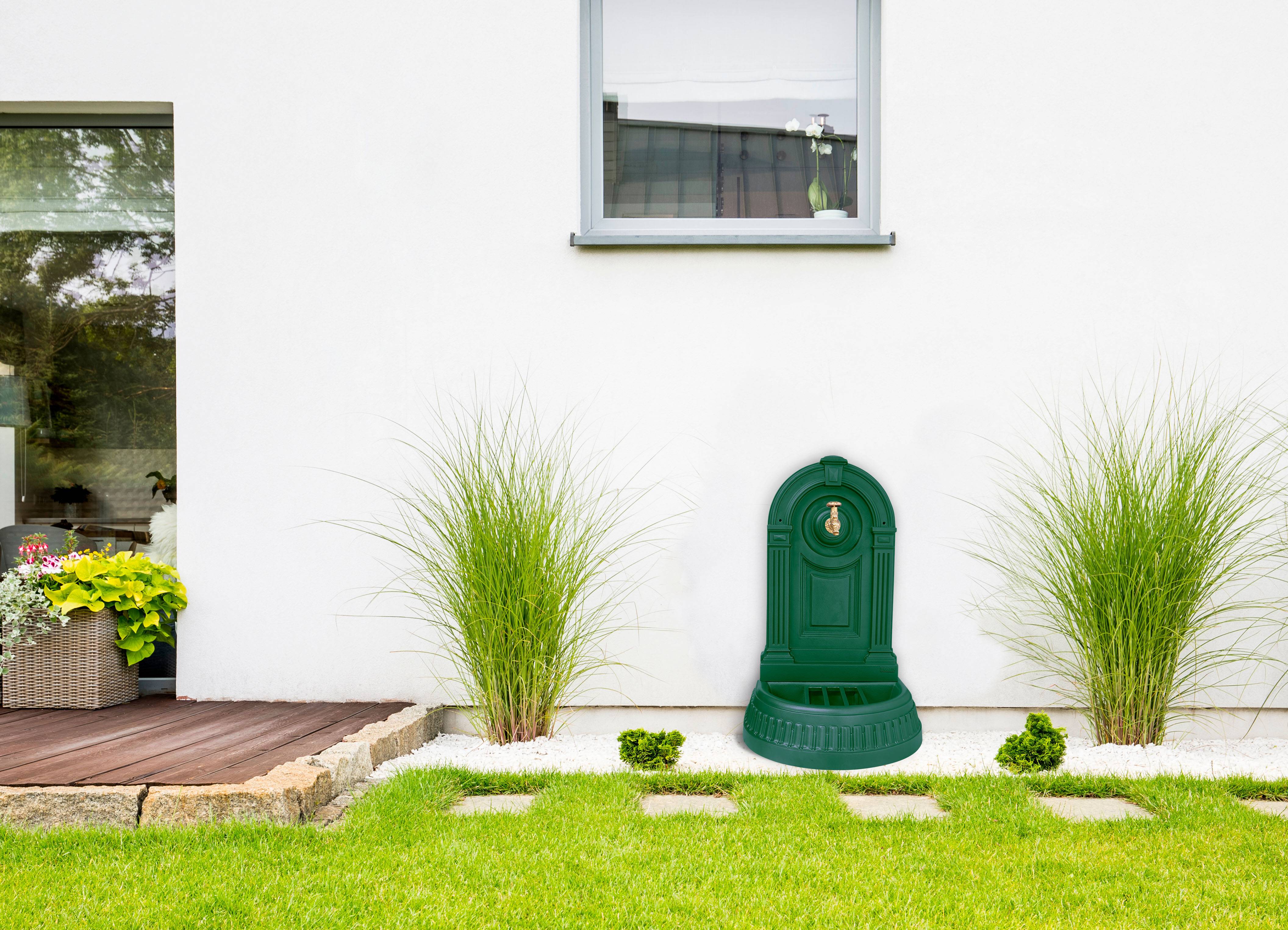 Fontaine empire vert 6009 avec robinet colvert Dommartin H. 98cm X L. 45cm - Imagen 4