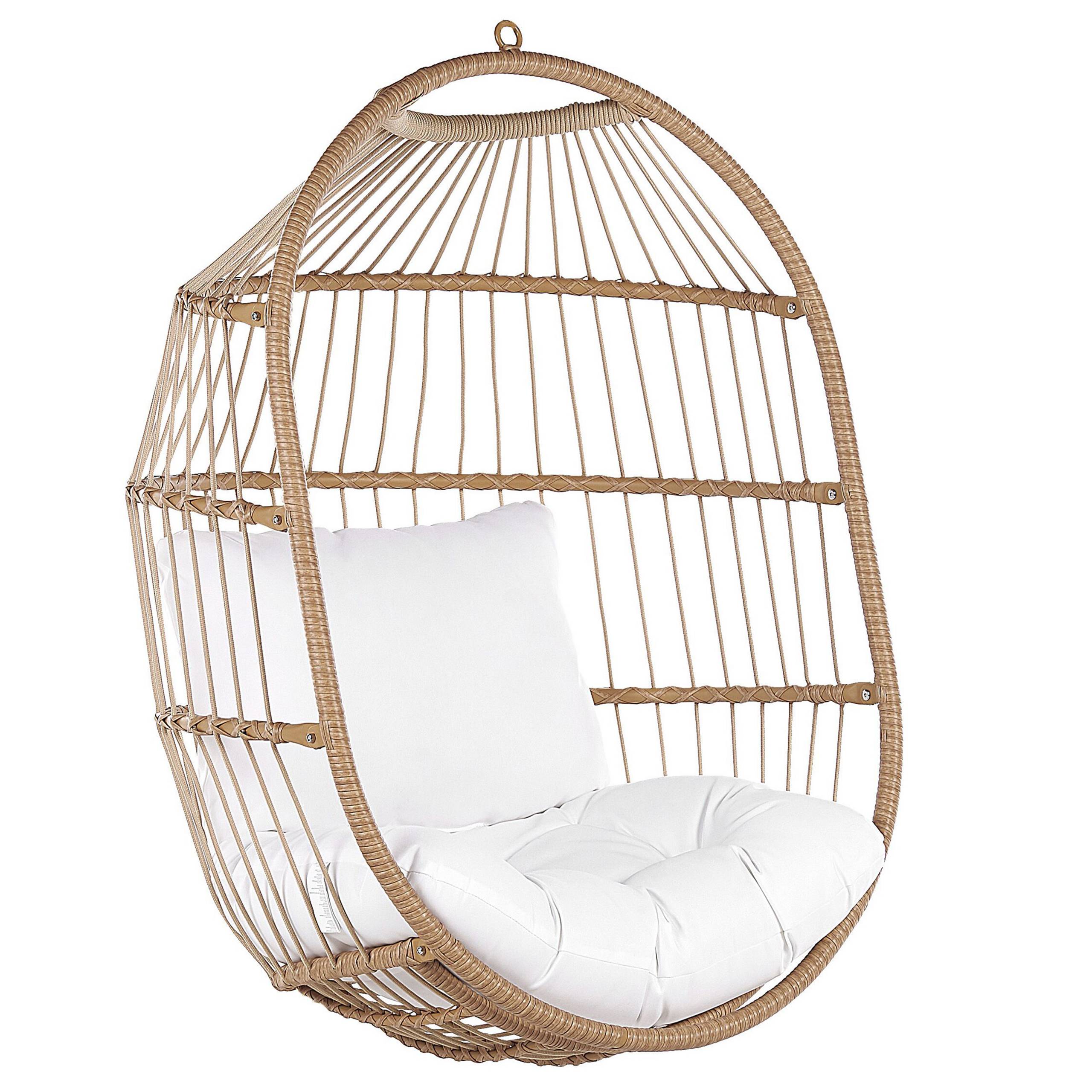 Beliani - Chaise porte-à-faux Polyrotin Naturel ALBA - Beliani - Imagen 7