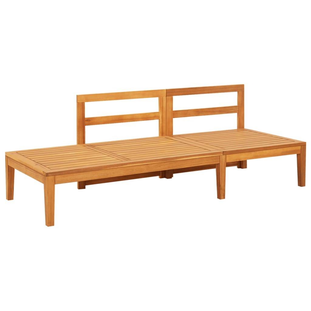 Maison Chic - Banc de jardin - Banc d'extérieur - Banquette avec table et coussins Blanc crème Teck solide - Imagen 4
