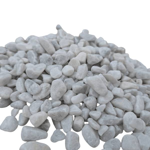 King Matériaux - Galet blanc 8/12 mm – Lot 10 sacs +/- 25 kg - Image 1