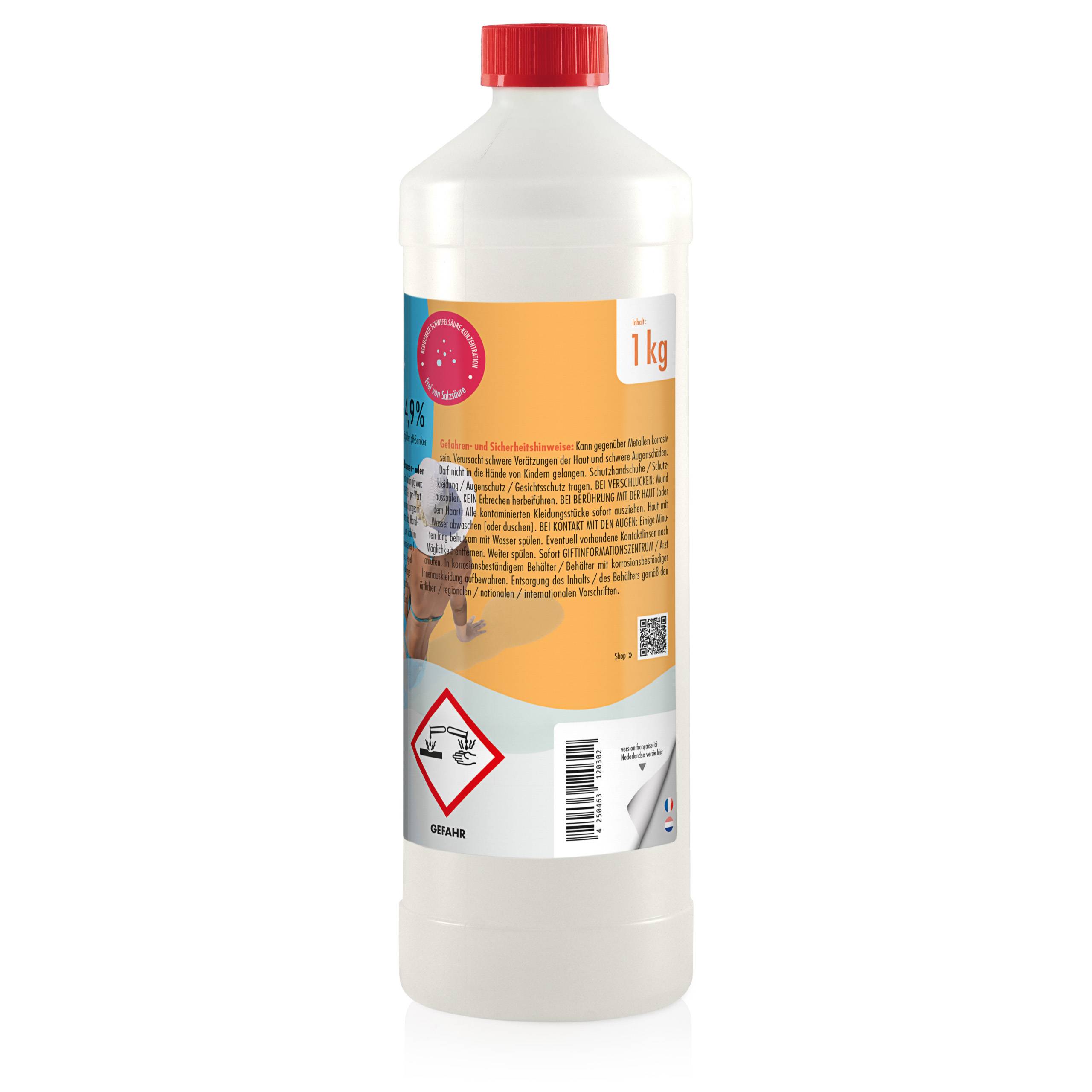 pH moins liquide 14,9% Bayzid® en bouteille de 1 KG x 1 - Image 3