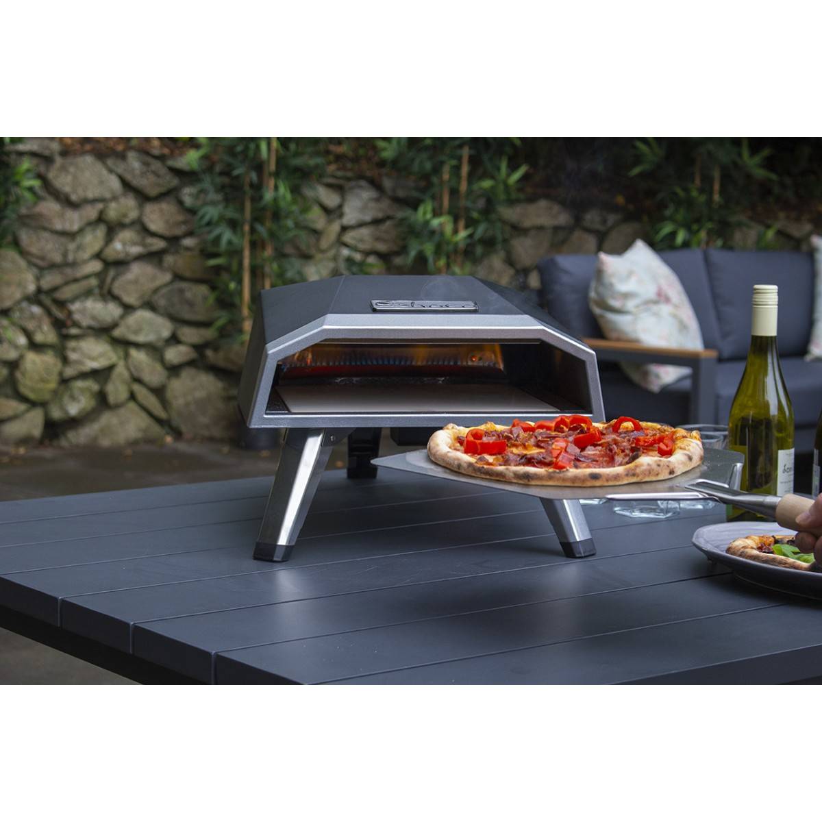 Four à pizza à gaz 4400W Ø 30cm + Pelle à pizza SAHARA - Imagen 5