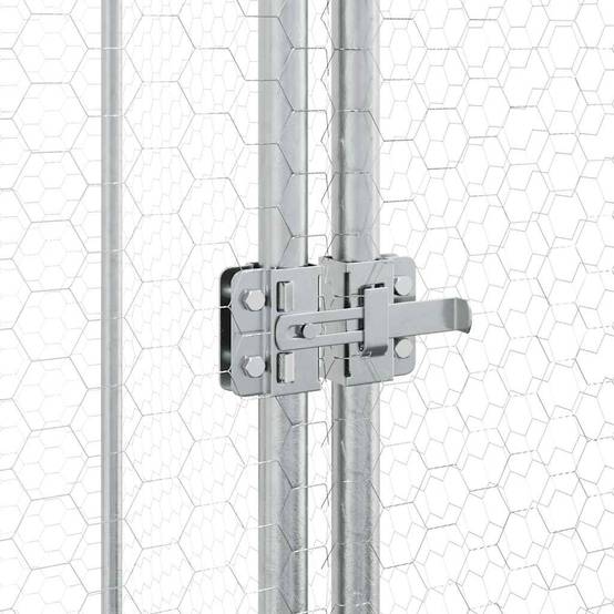 Poulailler XXL en acier galvanisé enclos extérieur volière 400x100x190 cm – ComfortXL Outdoor Living - Image 8