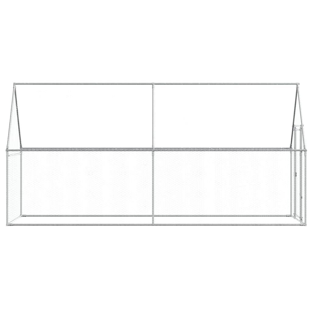 Poulailler XXL en acier galvanisé enclos extérieur volière 400x100x190 cm – ComfortXL Outdoor Living - Image 5