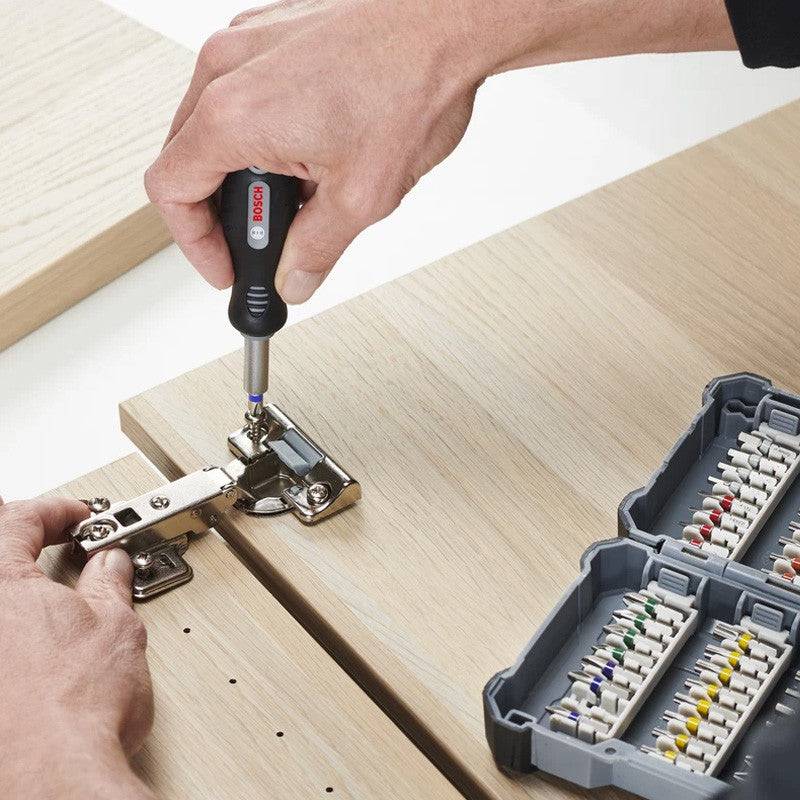 Bosch Professional - Assortiment d'embouts de vissage - BOSCH - 44 pièces + tournevis - 2607017693 - Imagen 6