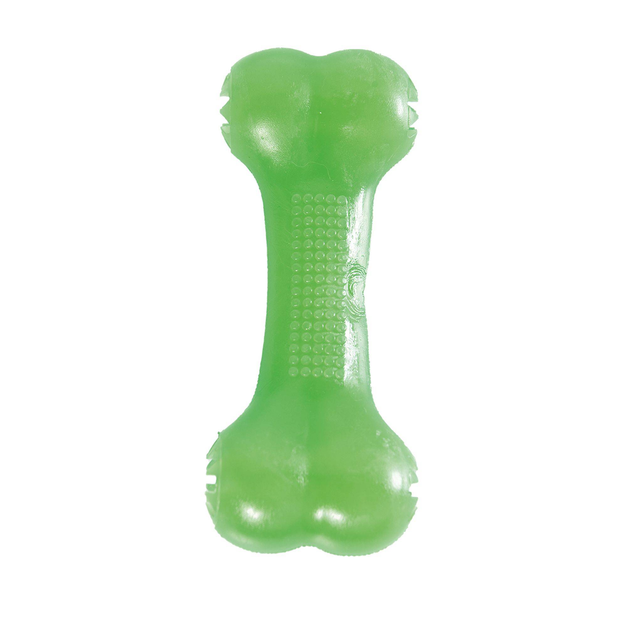 Jouet phosphorescent TPR : os 17.5 cm DOOGY
