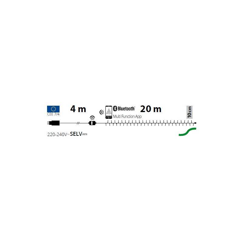 Lotti - Guirlande lumineuse connectée 20M APPY 200 LED RGB avec APPlication Bluetooth Lotti - Imagen 2
