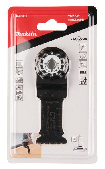 Makita - Lame scie oscillante BIM Bois/Métal MAKITA 28x50 mm - B-64814 - Imagen 2