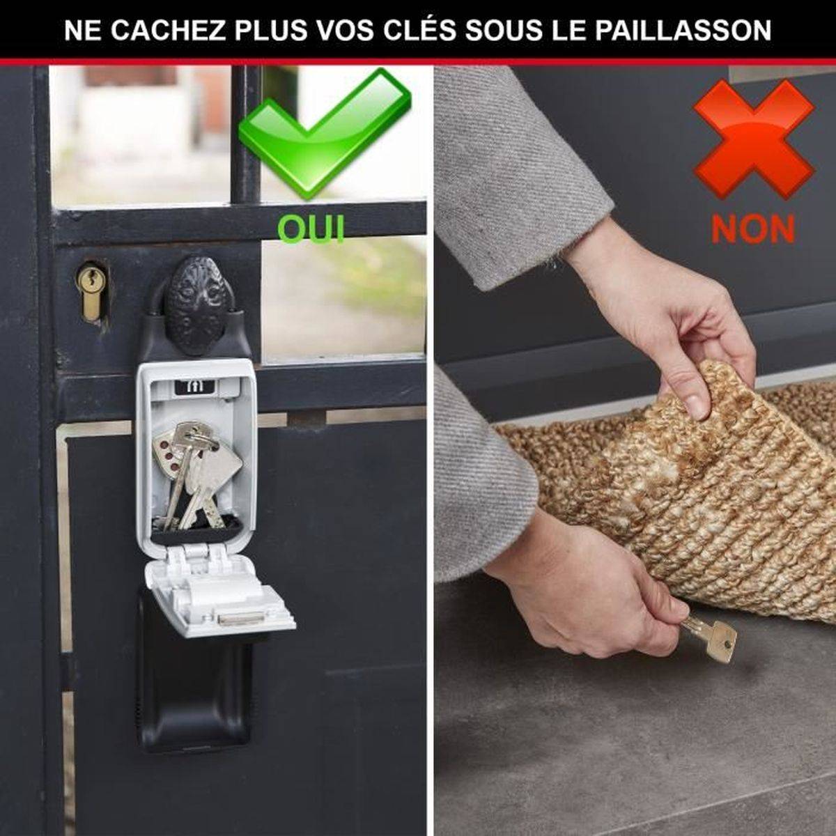Master Lock - Boite à clés MASTERLOCK avec anse ajustable - étanche - 5420EURD - Imagen 7
