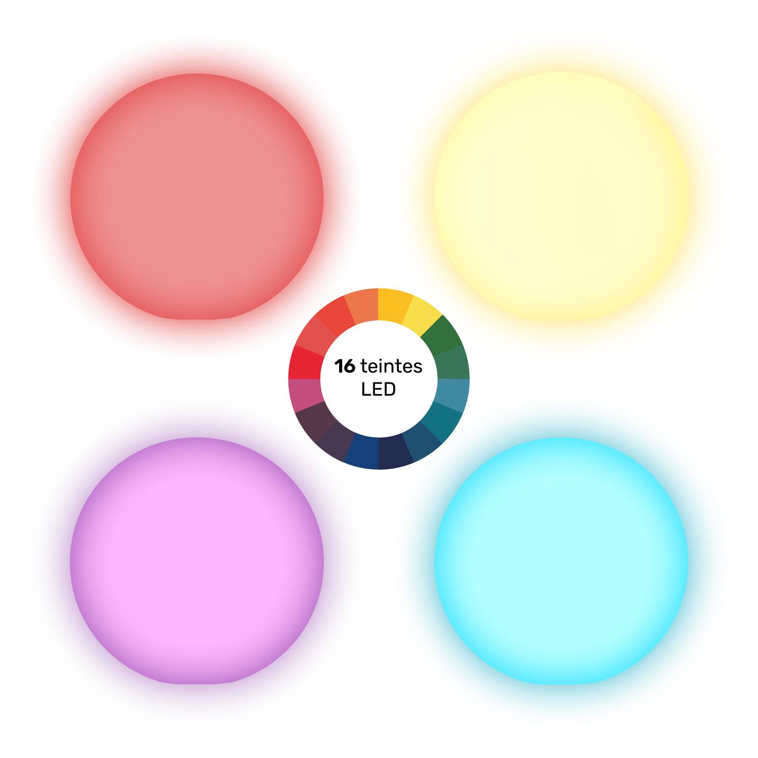 Boule lumineuse LED Ø 40cm multicolore ADHARA - HAPPY GARDEN - Imagen 2
