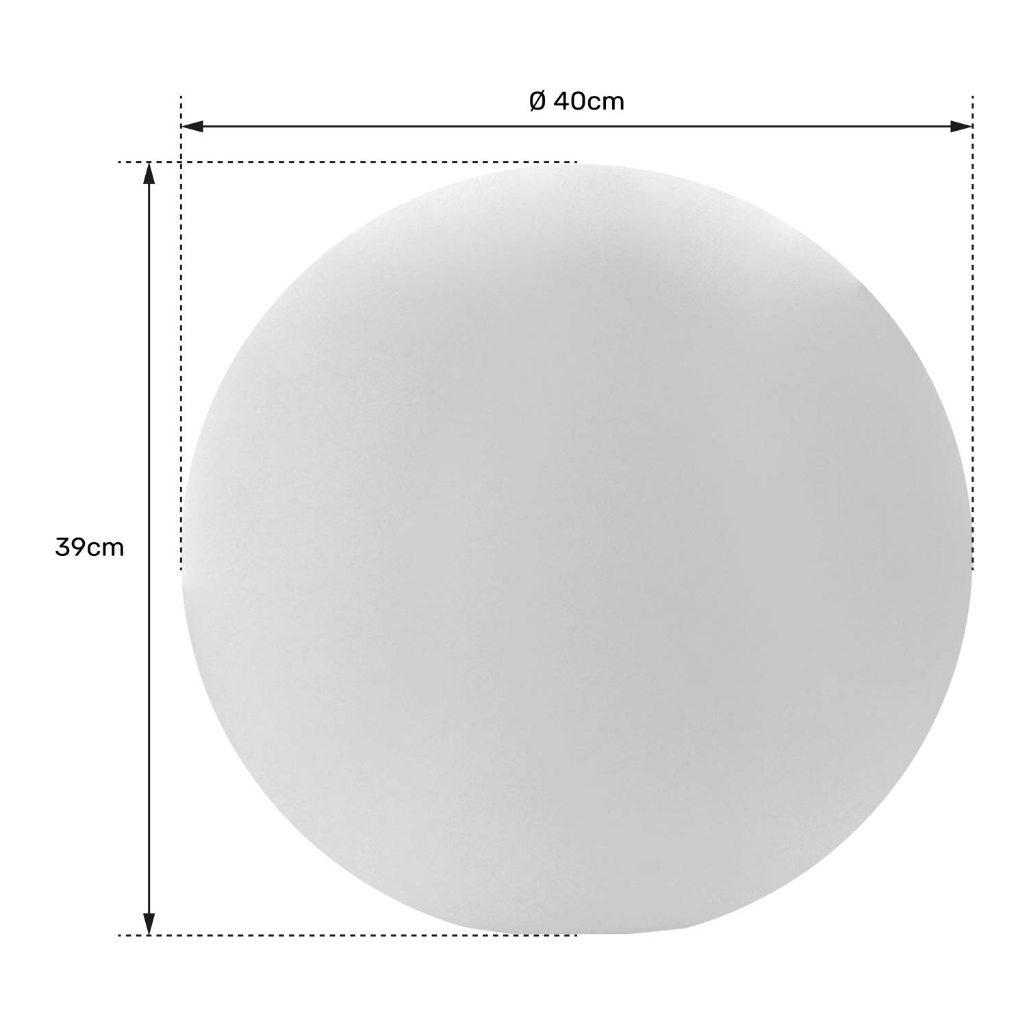 Boule lumineuse LED Ø 40cm multicolore ADHARA - HAPPY GARDEN - Imagen 7