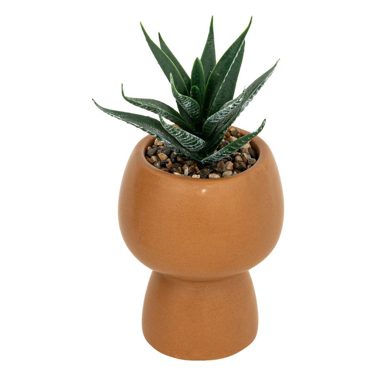 Atmosphera - Plante artificielle Livy pot céramique H17cm - Atmosphera Créateur d'intérieur - Imagen 2
