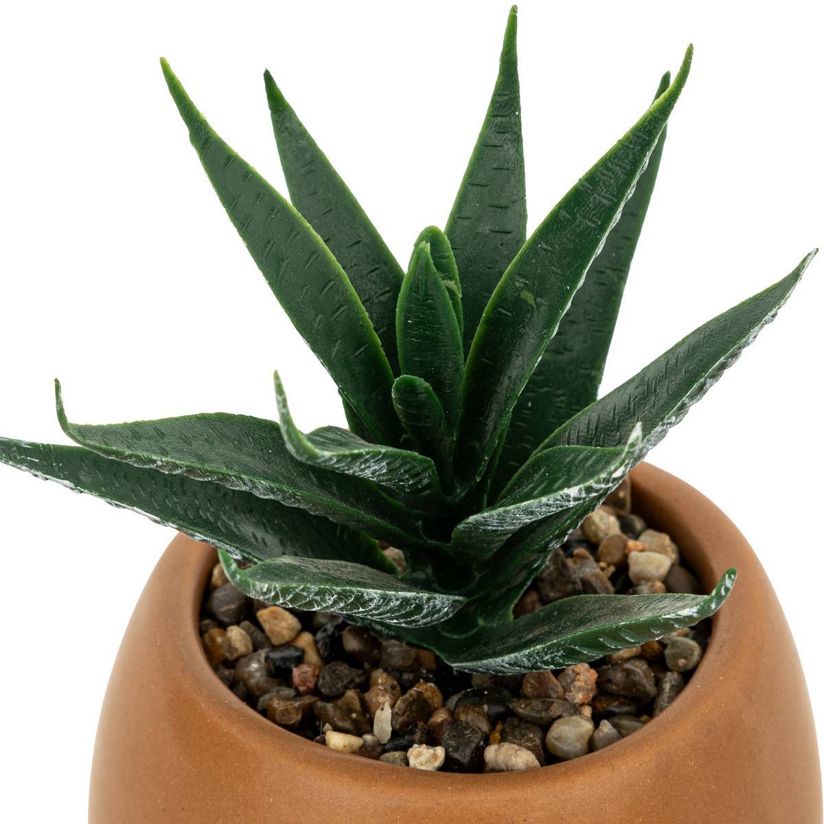 Atmosphera - Plante artificielle Livy pot céramique H17cm - Atmosphera Créateur d'intérieur - Imagen 3