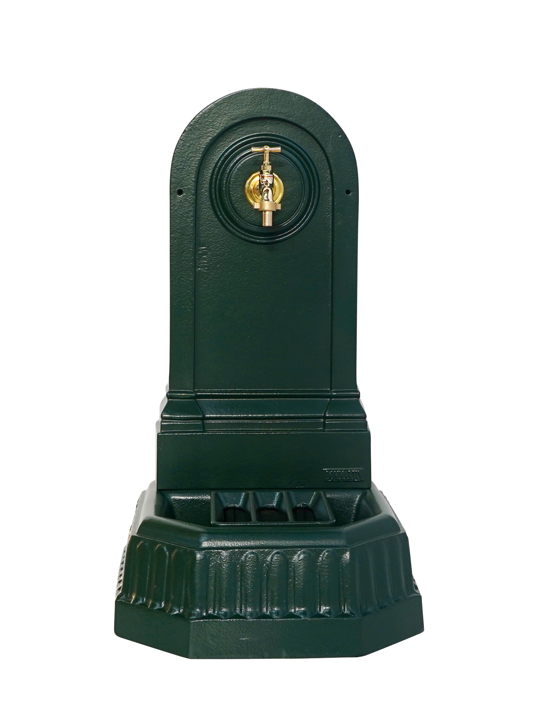 Fontaine citadine vert 6009 avec robinet standard Dommartin H. 70cm X L. 35cm - Image 1