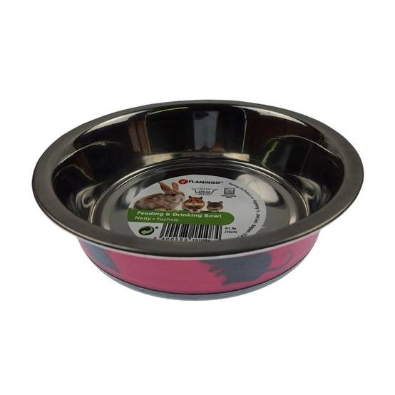 Gamelle Nelly taille ø12.3 cm, 225 ml, couleur fuchsia, pour rongeur - Image 1