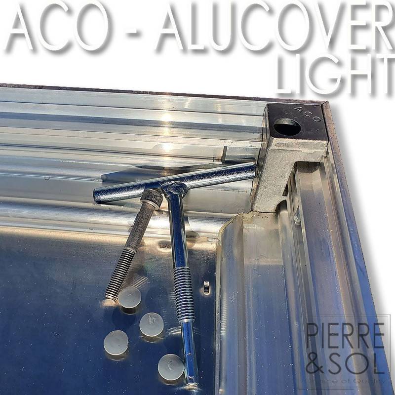 Alucover Light/Light Low - Couvercle à carreler étanche - ACO -   40 x 40 cm 50 mm - Image 7