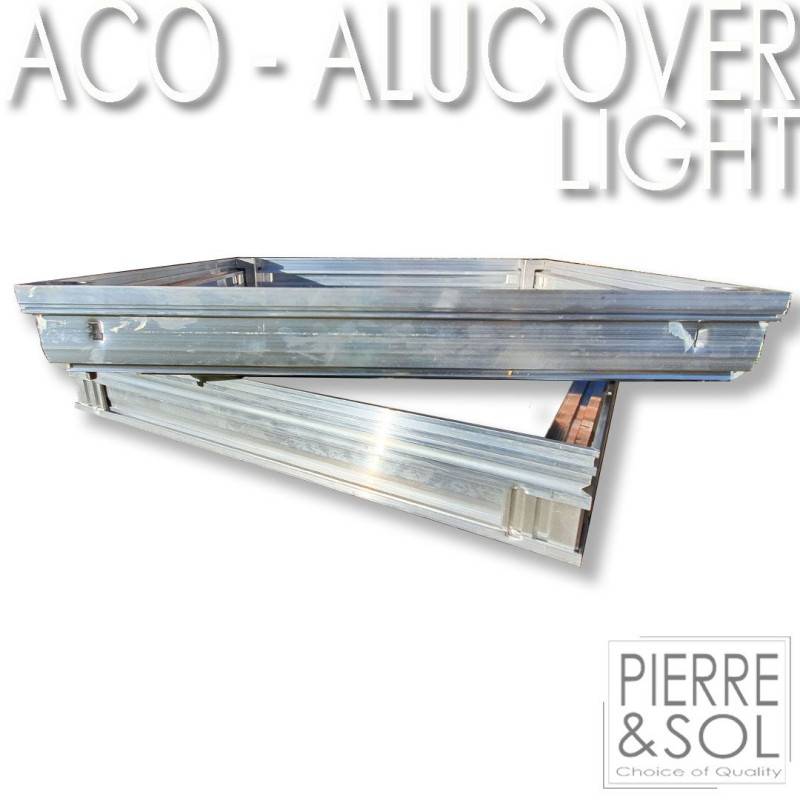 Alucover Light/Light Low - Couvercle à carreler étanche - ACO -   40 x 40 cm 50 mm - Image 8