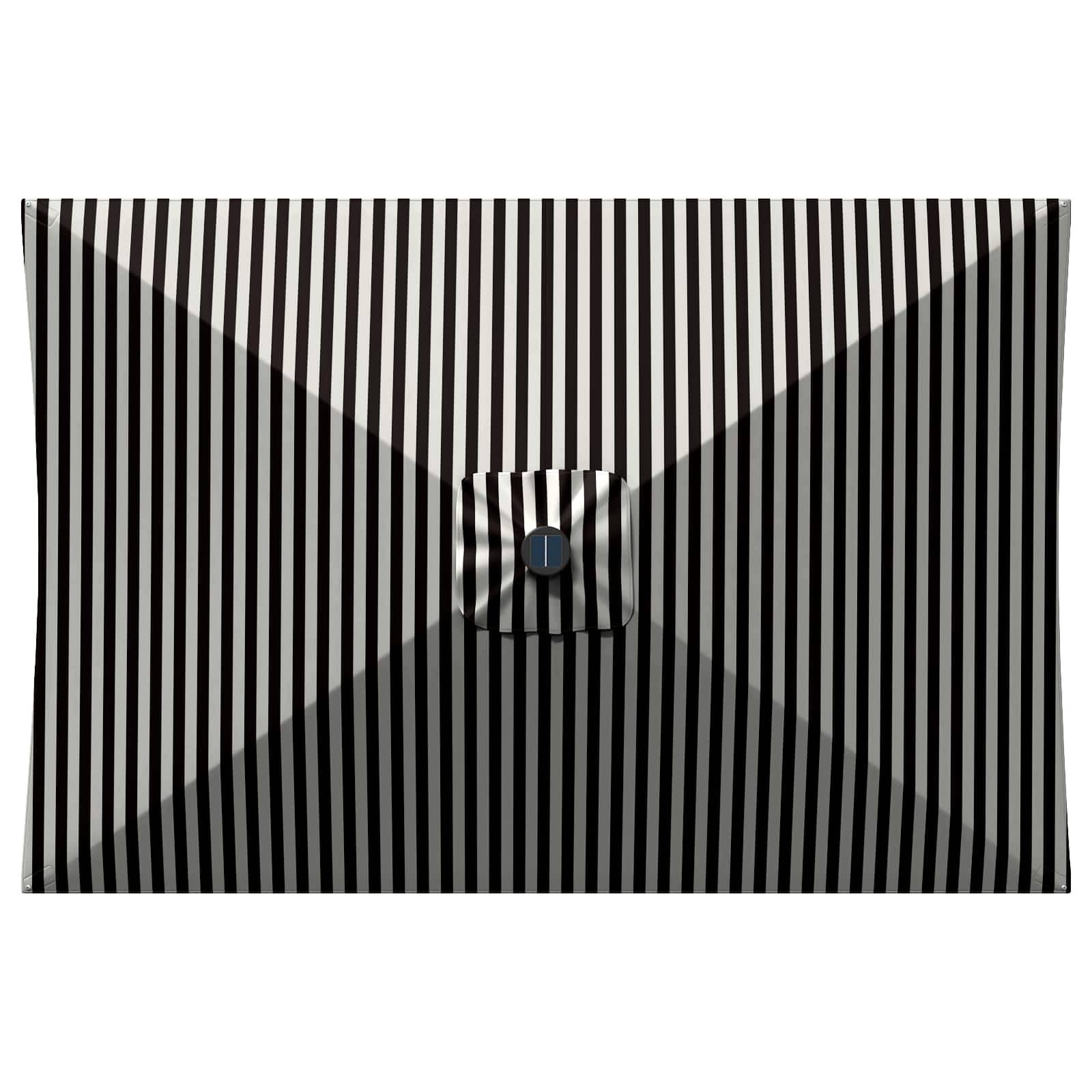 PANGIVO - Parasol polyester noir et blanc 290 x 190 x 235 cm - PANGIVO - Image 5