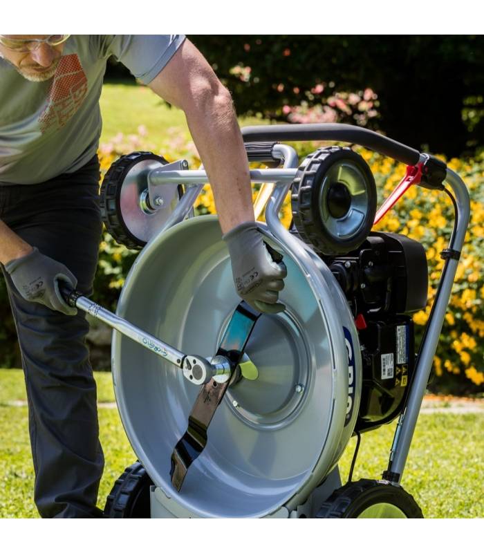 Grin - Tondeuse thermique professionnelle 53cm - mulching haute performance, moteur Briggs Stratton 190cm3 - 2 vitesses avant - GRIN - Image 5